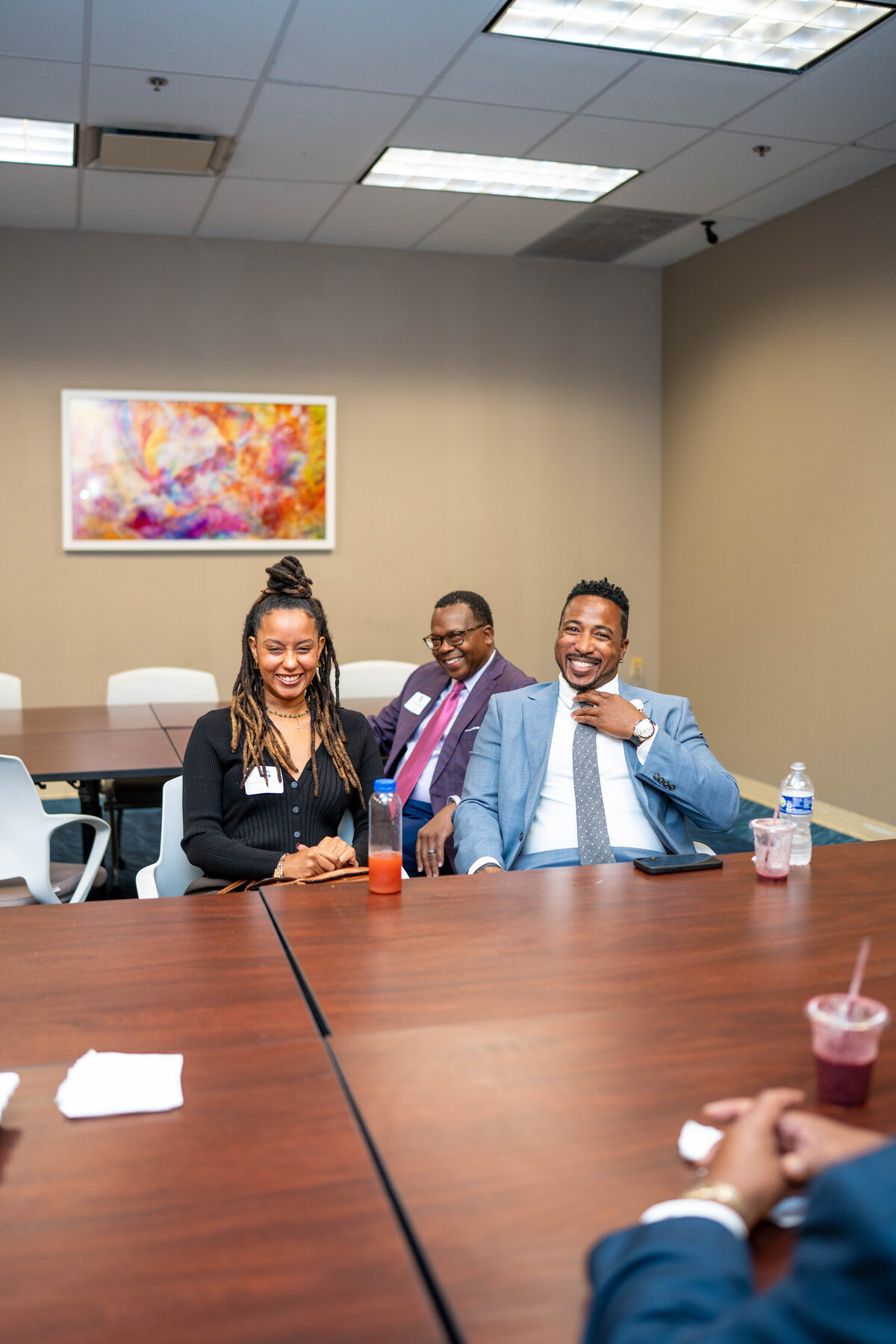 Todd A. Gray with host committee members
