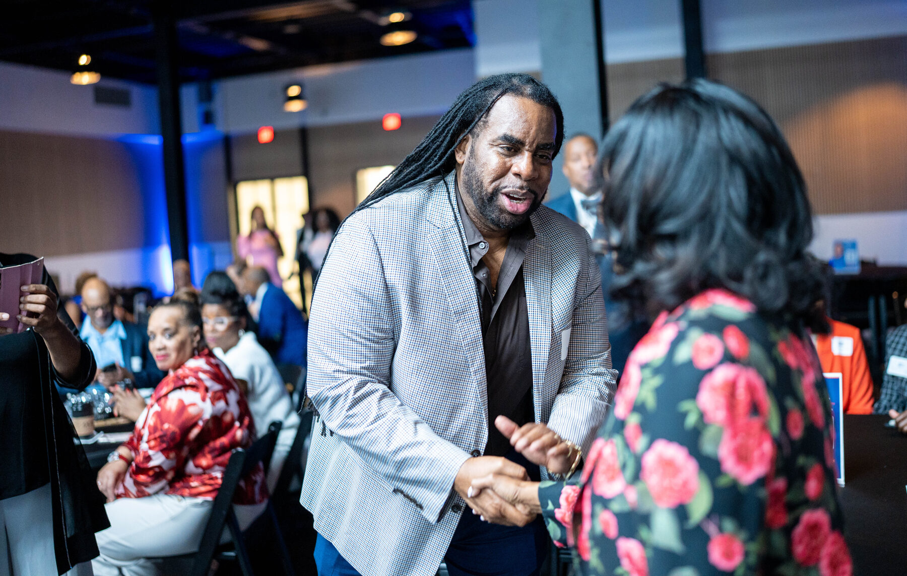 Guests at the Real Men for Keisha fundraiser