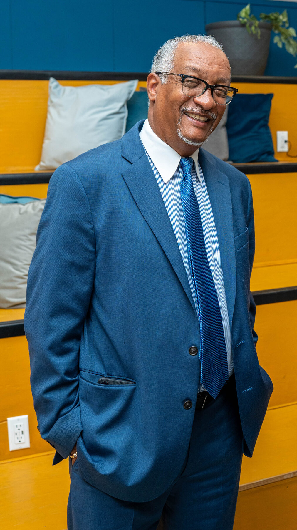 Maurice Calhoun at the fundraiser